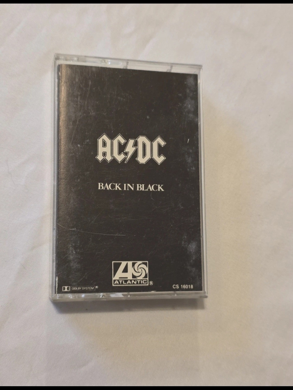 AC/DC "Back In Black" Cassette Tape - Black